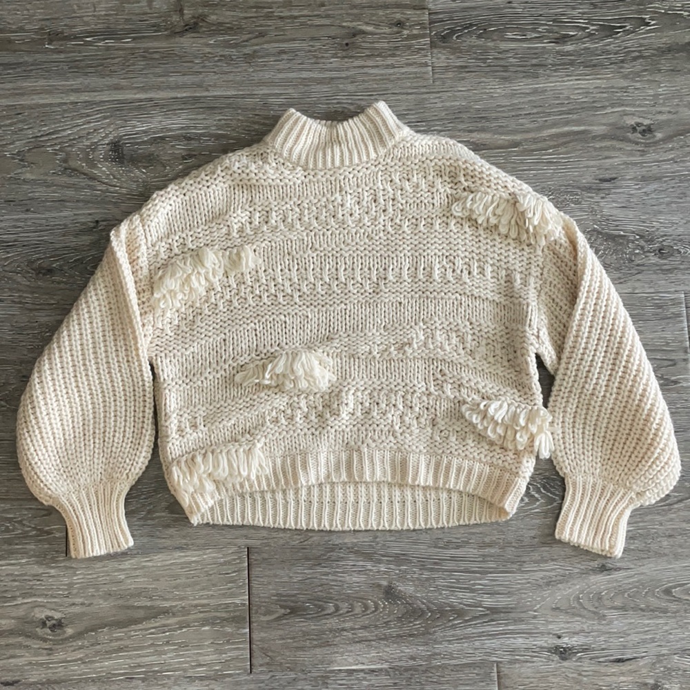 NWT Universal Thread cream knit wool sweater sz S